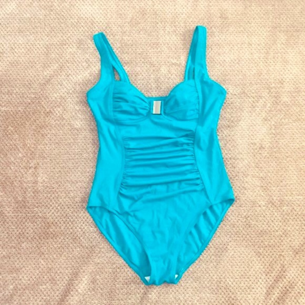 Calvin Klein Ruched Front Swimsuit